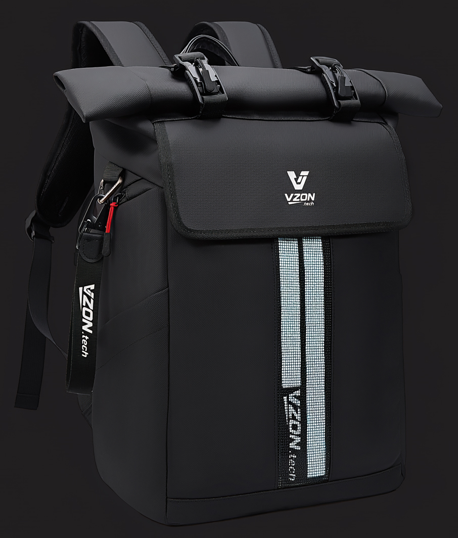 VZON Tech White Neon 26L Backpack