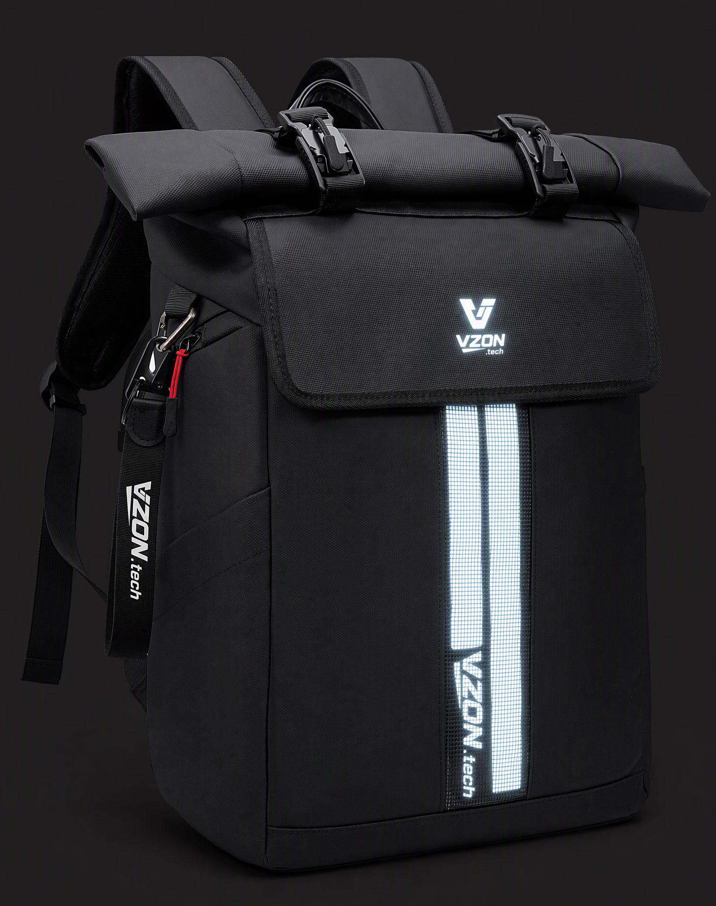 VZON Tech White Neon 26L Backpack